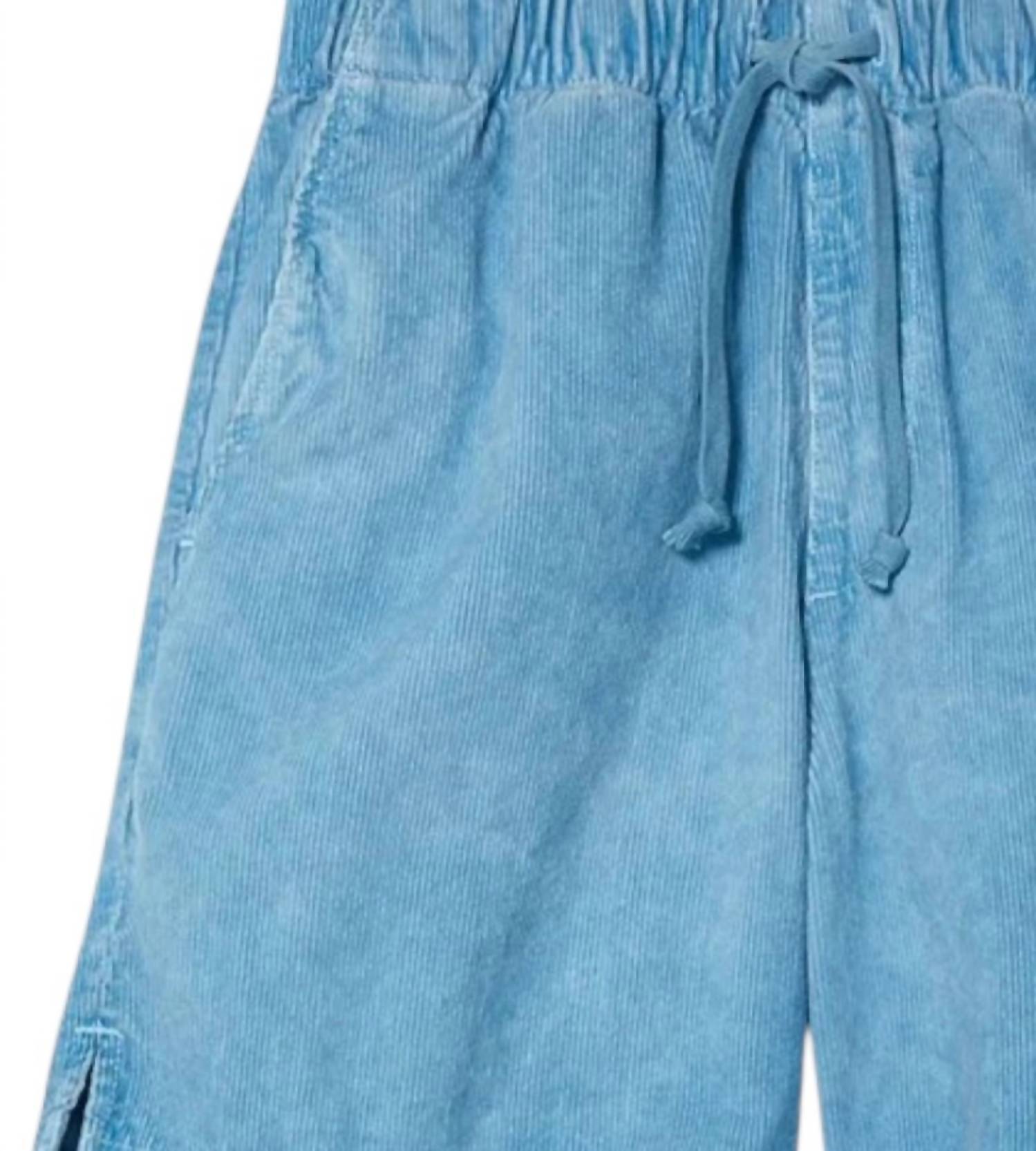 New Save Khaki United Men's Corduroy Easy Short In Ocean — image 2 of 2